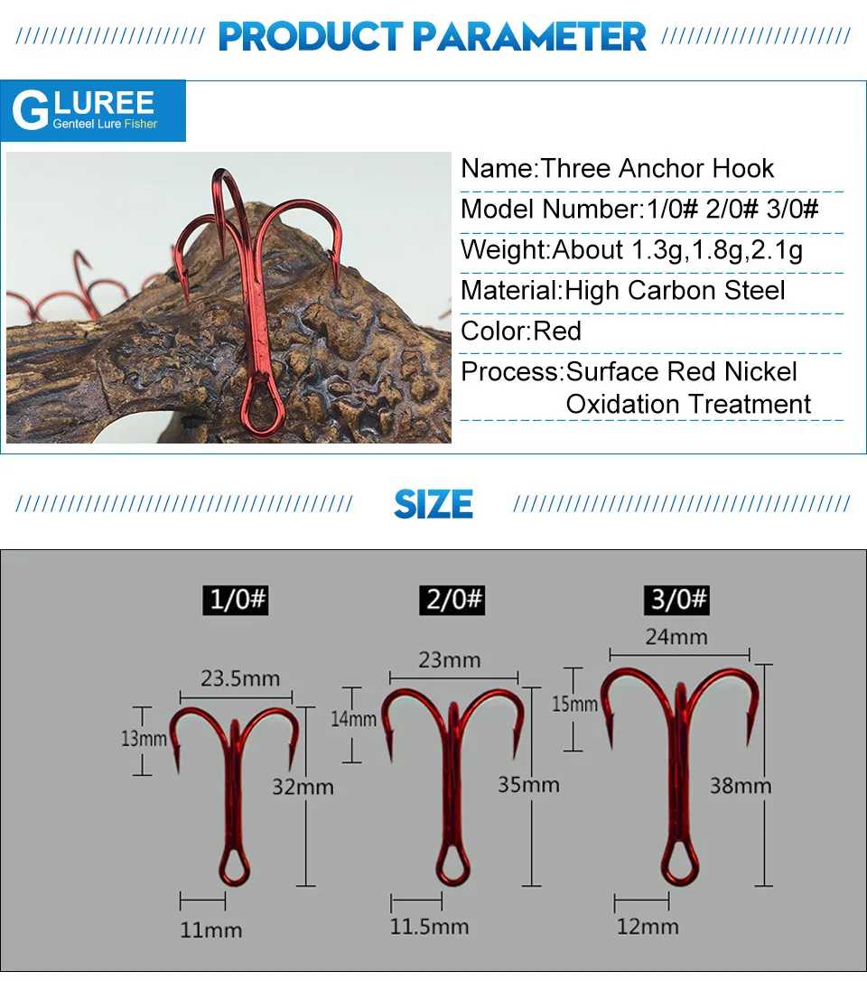 GLUREE-50PcsLot-10#-20#-30#-Sharp-Barbed-Fishing-Hook-Red-Nickel-Treble-Hooks-Fishing-Tackle-Accessories-Fishhooks_04