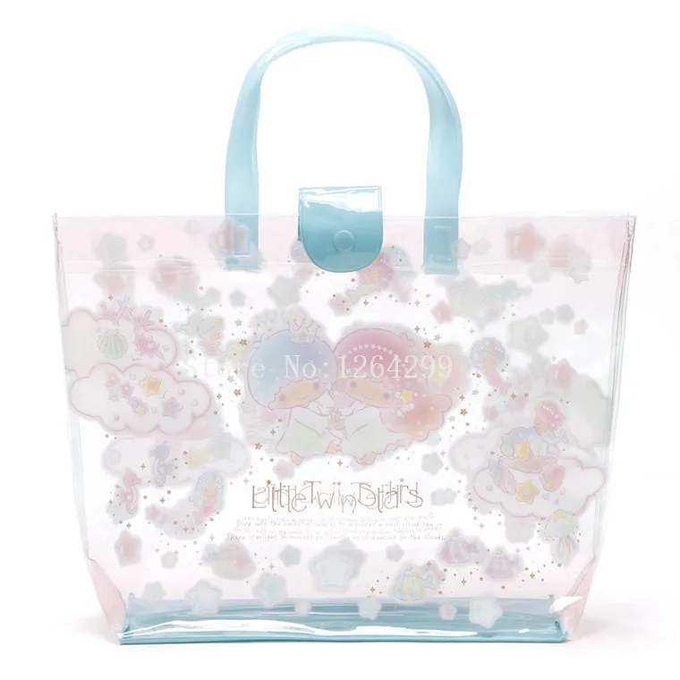 New Fashion Little Twin Stars Girls Woman PVC Waterproof Transparent Handbags Kids Shopping Bags For Children
New Fashion Little Twin Stars Girls Woman PVC Waterproof Transparent Handbags Kids Shopping Bags For Children