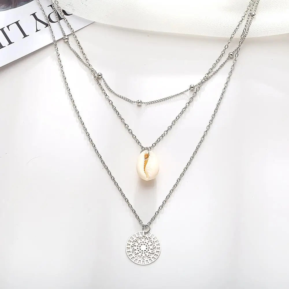 Yobest Bohemian Fashion Shell Necklaces & Pendants for 2019 Vintage Multilayer Choker Necklace Women Collier Femme Jewelry
Yobest Bohemian Fashion Shell Necklaces & Pendants for 2019 Vintage Multilayer Choker Necklace Women Collier Femme Jewelry
