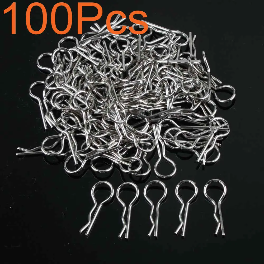 100pcs HSP 02053 Stainless Steel Bend Body Clip R Clip For 1/8 1/10 1/16 RC Car Flying Fish 94122 94123 94166 94155 94177 94188
100pcs HSP 02053 Stainless Steel Bend Body Clip R Clip For 1/8 1/10 1/16 RC Car Flying Fish 94122 94123 94166 94155 94177 94188