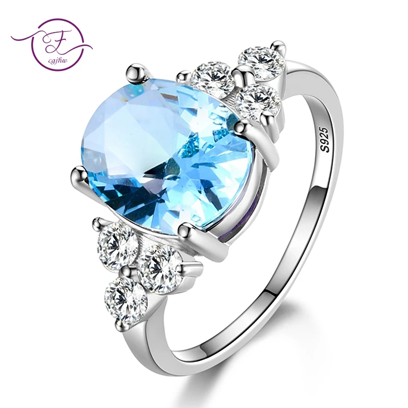 Women's Jewelry S925 Silver Ring AAAAA Oval Lake Blue Pink White Champagne Zircon Ring Wedding Jewelry Party Valentine's Day Gif
Women's Jewelry S925 Silver Ring AAAAA Oval Lake Blue Pink White Champagne Zircon Ring Wedding Jewelry Party Valentine's Day Gif