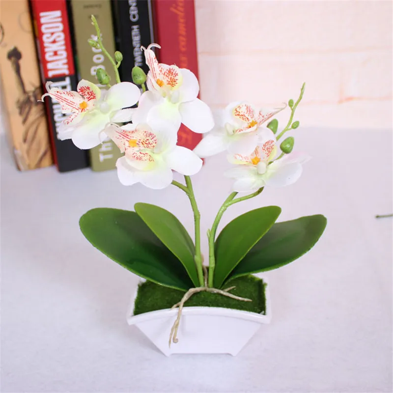 Creative Artificial Flower Plant Potted Bonsai Gifts Fake Butterfly Orchid Flowers Plants For Wedding Home Decor Ornaments
Creative Artificial Flower Plant Potted Bonsai Gifts Fake Butterfly Orchid Flowers Plants For Wedding Home Decor Ornaments