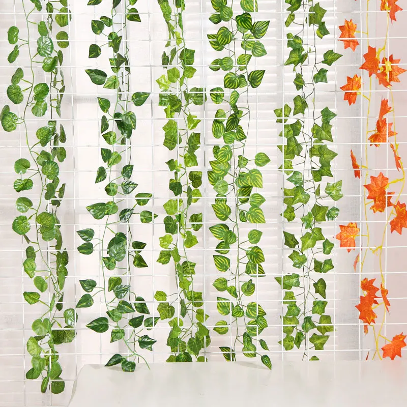 New Artificial Ivy green maple Leaf Garland Plants Vine Fake Foliage Flowers Home Decor Plastic Artificial Flower Rattan string
New Artificial Ivy green maple Leaf Garland Plants Vine Fake Foliage Flowers Home Decor Plastic Artificial Flower Rattan string