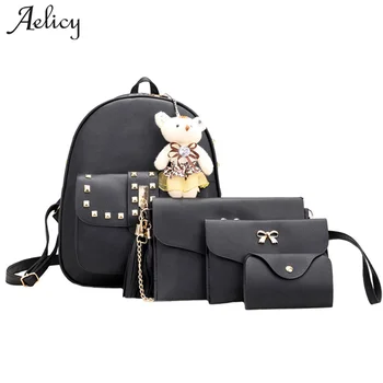 Aelicy Luxury 4 Sets Bear Animals Backpack Women Bag School Bags For Girls Backpacks For Women New Tassel Shoulder Bags
Aelicy Luxury 4 Sets Bear Animals Backpack Women Bag School Bags For Girls Backpacks For Women New Tassel Shoulder Bags