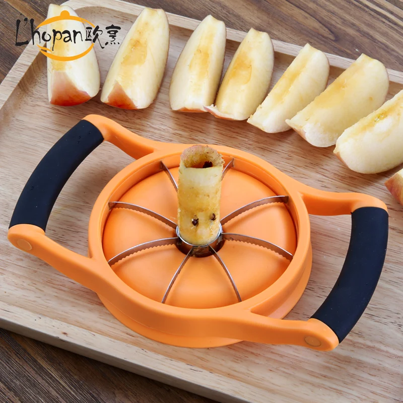 2018 Brand stainless steel blade ABS handle apple pear slicer storage fruit cutter tool for platter 1 slicer and 1 pedestal
2018 Brand stainless steel blade ABS handle apple pear slicer storage fruit cutter tool for platter 1 slicer and 1 pedestal