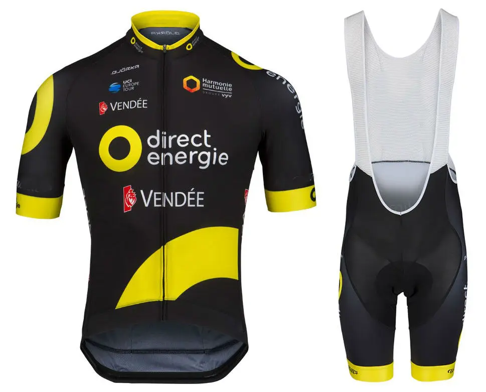 2019 Direct Energie TEAM pro cycling jersey 19D gel pad bike shorts set Ropa Ciclismo summer bicycling Maillot wear
2019 Direct Energie TEAM pro cycling jersey 19D gel pad bike shorts set Ropa Ciclismo summer bicycling Maillot wear
