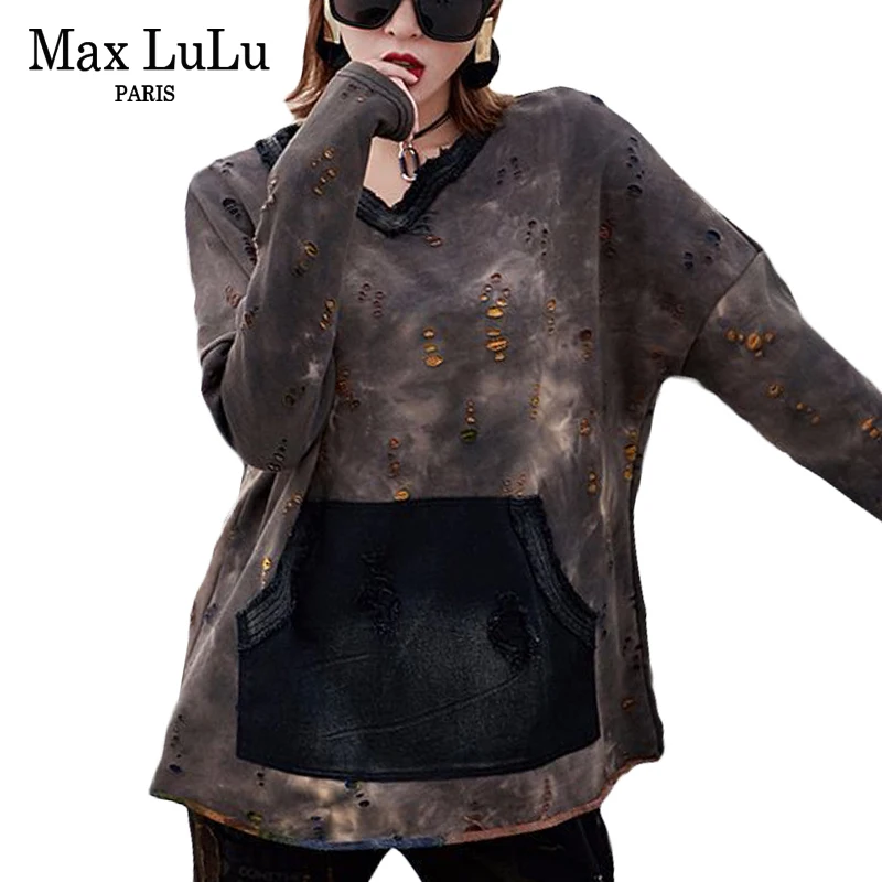 Max LuLu Luxury Punk Brand Girls Denim Tee Shirts Womens V Neck T-shirt Holes Jeans Camiseta Woman Vintage Bts Tshirt Plus Size
Max LuLu Luxury Punk Brand Girls Denim Tee Shirts Womens V Neck T-shirt Holes Jeans Camiseta Woman Vintage Bts Tshirt Plus Size