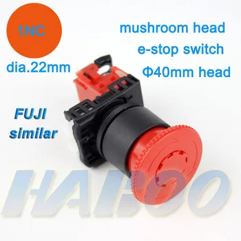 5pcs/lot AR22V2R FUJI similar emergency pushbutton switch 1NC mushroom head emergency stop switch 600V 10A IP40
5pcs/lot AR22V2R FUJI similar emergency pushbutton switch 1NC mushroom head emergency stop switch 600V 10A IP40