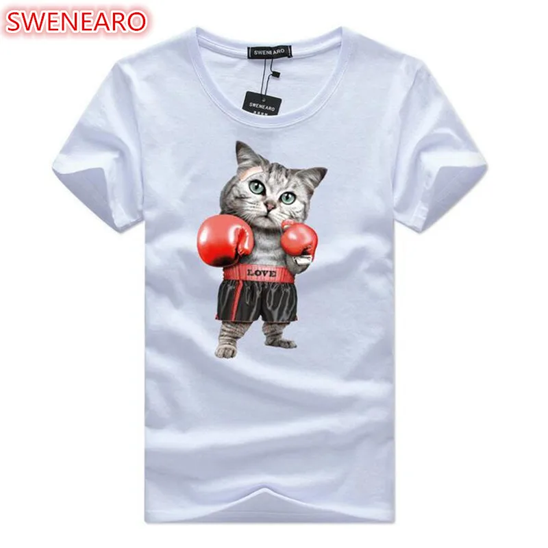 SWENEARO 3D Cute Cat T-Shirts Women Summer T-Shirts Animal Print T-Shirts Men's O-neck Short Sleeve Fashion Plus Size T Shirts
SWENEARO 3D Cute Cat T-Shirts Women Summer T-Shirts Animal Print T-Shirts Men's O-neck Short Sleeve Fashion Plus Size T Shirts