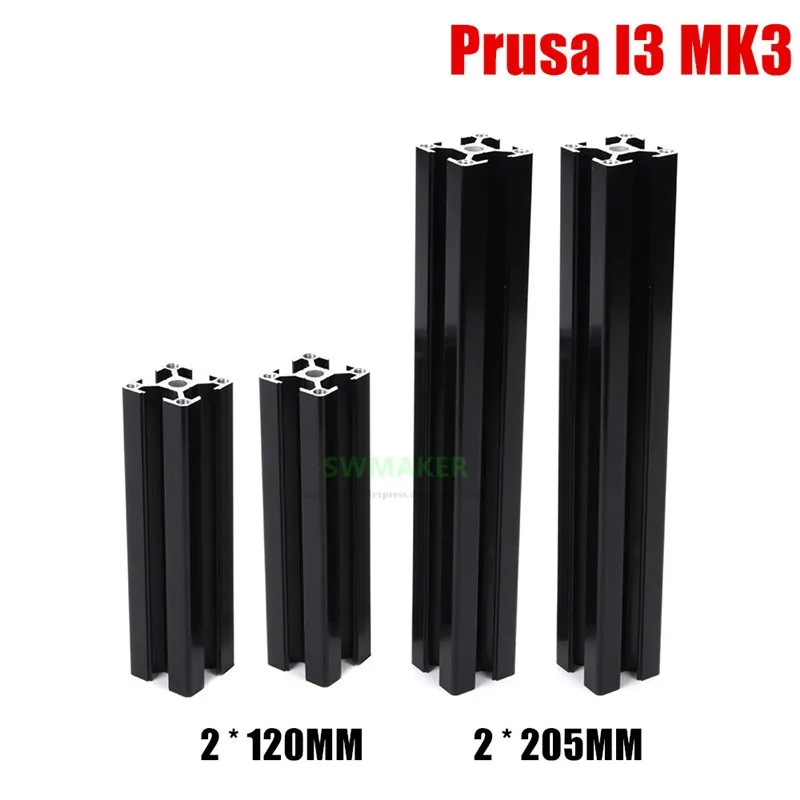 Черный Prusa I3 MK3 алюминиевый экструзионный профиль комплект 3030 30*30 алюминиевый профиль для Prusa I3 MK3 3D принтера
Черный Prusa I3 MK3 алюминиевый экструзионный профиль комплект 3030 30*30 алюминиевый профиль для Prusa I3 MK3 3D принтера