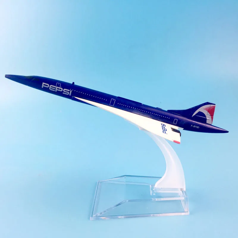PEPSI AIRLINERS 14CM AIRPEPSI CONCORDE MODEL PLANE AIRCRAFT TOYS FOR CHILDREN AIRPLANE BIRTHDAY GIFT
PEPSI AIRLINERS 14CM AIRPEPSI CONCORDE MODEL PLANE AIRCRAFT TOYS FOR CHILDREN AIRPLANE BIRTHDAY GIFT