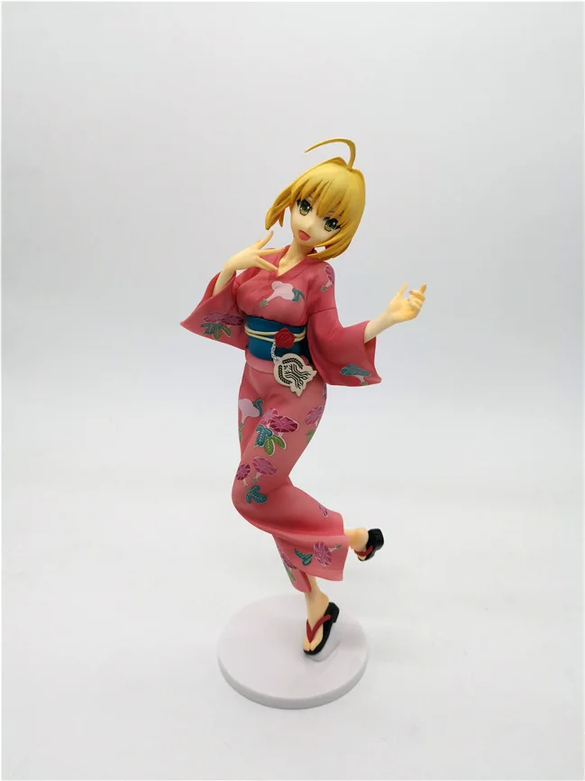 Anime action model figure Jeanne D Arc FateGrand Order saber kimono 21cm 18 Ruler Saber collection PVC toy gift F7323 (3)