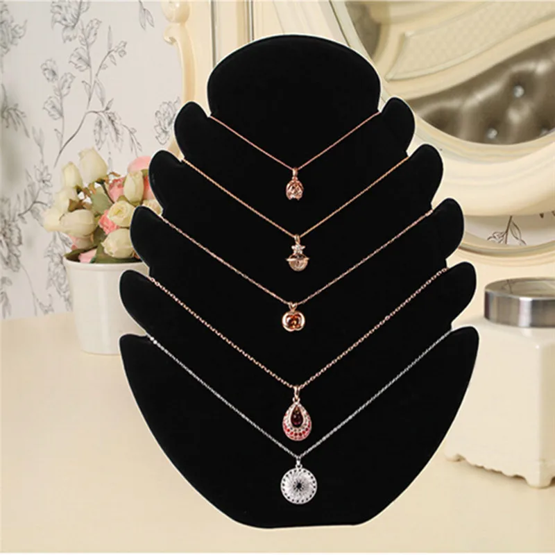 1pc Multi-functional Necklace Jewelry Pendant Chain Display Holder Stand Velvet Easel Organizer Rack Women Jewelery Storage
1pc Multi-functional Necklace Jewelry Pendant Chain Display Holder Stand Velvet Easel Organizer Rack Women Jewelery Storage