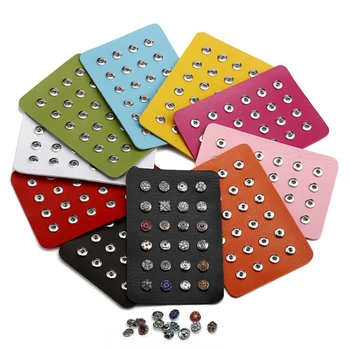 Multicolor Soft PU leather Metal Snap Buttons Small Display Board Unisex DIY Show Jewelry fit 24pcs 12mm Snap Buttons
Multicolor Soft PU leather Metal Snap Buttons Small Display Board Unisex DIY Show Jewelry fit 24pcs 12mm Snap Buttons