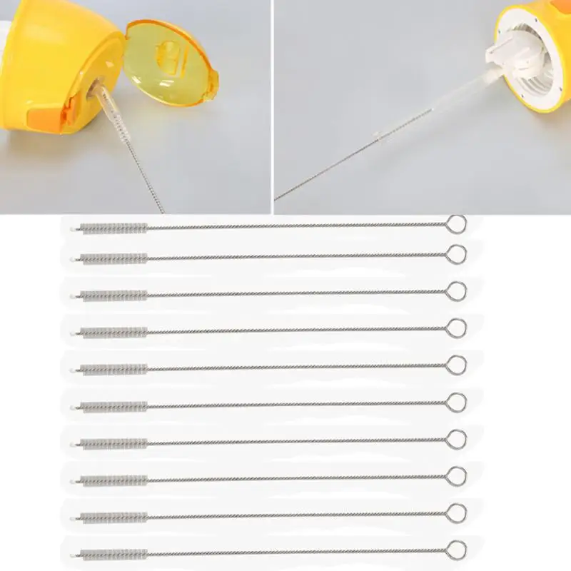 3/5/10/20/25 pieces of safety baby bottle brush feed straw wash stainless steel brush hair cleaner soft hair bottle cleaner
3/5/10/20/25 pieces of safety baby bottle brush feed straw wash stainless steel brush hair cleaner soft hair bottle cleaner