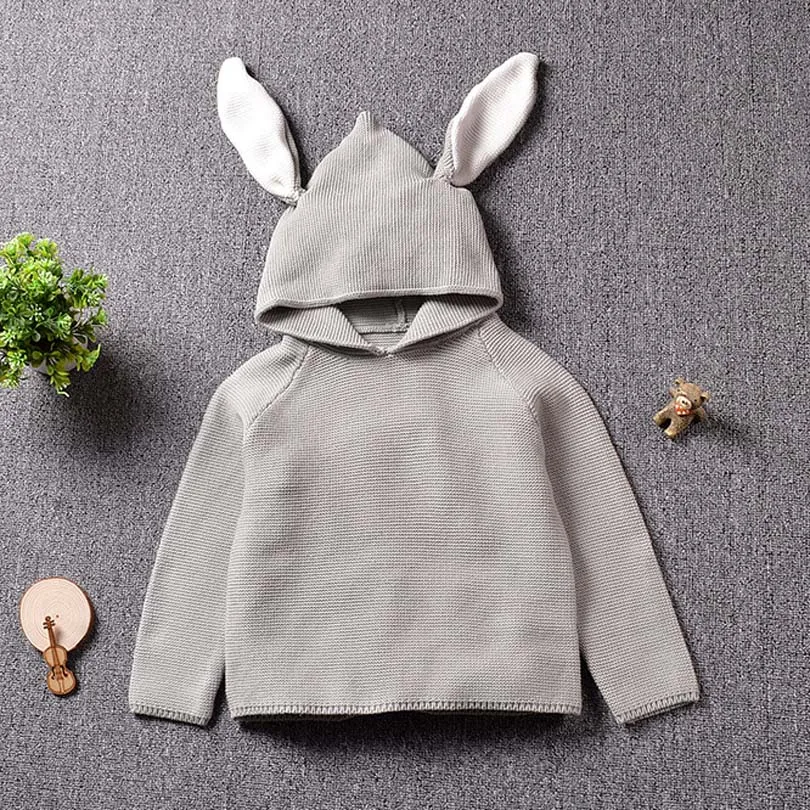 Ins 2017 New Baby Sweaters Rabbit Ears Boy Girls Sweater With Hooded Wool Cotton Pullover Knitted Kids Winter Infant Cardigan
Ins 2017 New Baby Sweaters Rabbit Ears Boy Girls Sweater With Hooded Wool Cotton Pullover Knitted Kids Winter Infant Cardigan