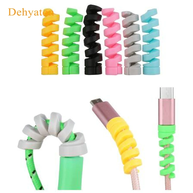 Spiral Cable protector Data Line Silicone Bobbin winder Protective For iphone Samsung Android USB Charging earphone Case Cover
Spiral Cable protector Data Line Silicone Bobbin winder Protective For iphone Samsung Android USB Charging earphone Case Cover