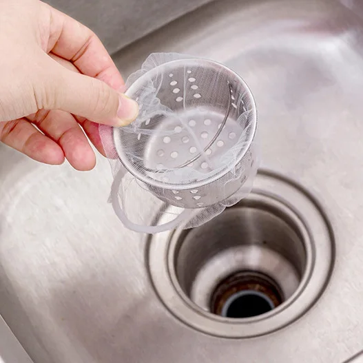 Sink Garbage Bag Anti-Clogging Filter Hair Vegetable Stopper Drain Residue Mesh Disposable trash Storage Bag Debris Garbage Bags
Sink Garbage Bag Anti-Clogging Filter Hair Vegetable Stopper Drain Residue Mesh Disposable trash Storage Bag Debris Garbage Bags