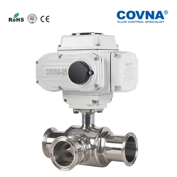 4'' Sanitary Motorized Clamp 3 Ways Ball Valve On Off Type Food Grade Stainless Steel Electric Ball Valve
4'' Sanitary Motorized Clamp 3 Ways Ball Valve On Off Type Food Grade Stainless Steel Electric Ball Valve