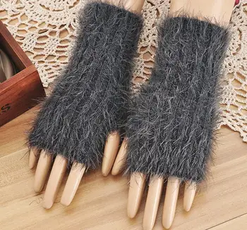 Autumn and winter women's thicken warm long hair gloves lady's winter fingerless short glove R127
Autumn and winter women's thicken warm long hair gloves lady's winter fingerless short glove R127
