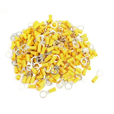 500 Pcs RV5.5-10 AWG 12-10 Yellow Sleeve Pre Insulated Ring Terminals Connector Free shipping
500 Pcs RV5.5-10 AWG 12-10 Yellow Sleeve Pre Insulated Ring Terminals Connector Free shipping
