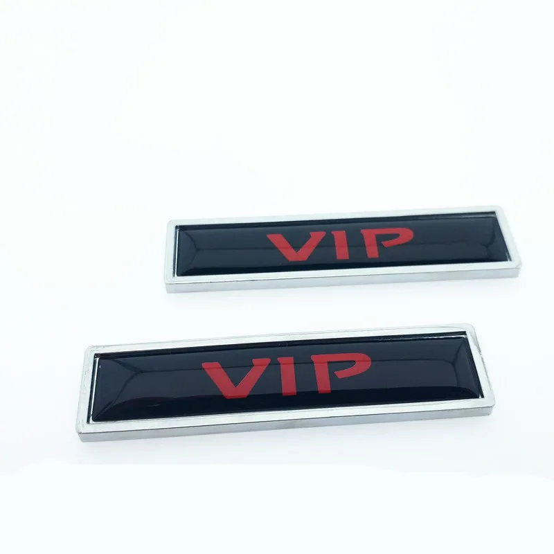 2pcs/lot New small 3D Metal Side Wing Badge Emblem Fender VIP logo Car Sticker Auto Decor DIY Sticker Car Styling Decoration
2pcs/lot New small 3D Metal Side Wing Badge Emblem Fender VIP logo Car Sticker Auto Decor DIY Sticker Car Styling Decoration