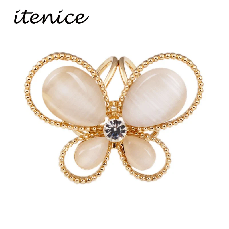 Itenice 1PC Women's Golden Butterfly Brooch Rhinestone Tricyclic Scarf Buckle Charming Jewelry Brooch Gold Color Scarf Clip
Itenice 1PC Women's Golden Butterfly Brooch Rhinestone Tricyclic Scarf Buckle Charming Jewelry Brooch Gold Color Scarf Clip