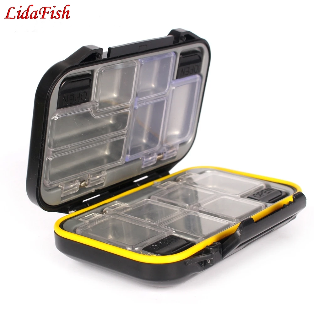 12 Compartments Storage Case Box Plastic Waterproof Fishing Lure Spoon Hook Bait Tackle Box Small Accessory Box
12 Compartments Storage Case Box Plastic Waterproof Fishing Lure Spoon Hook Bait Tackle Box Small Accessory Box