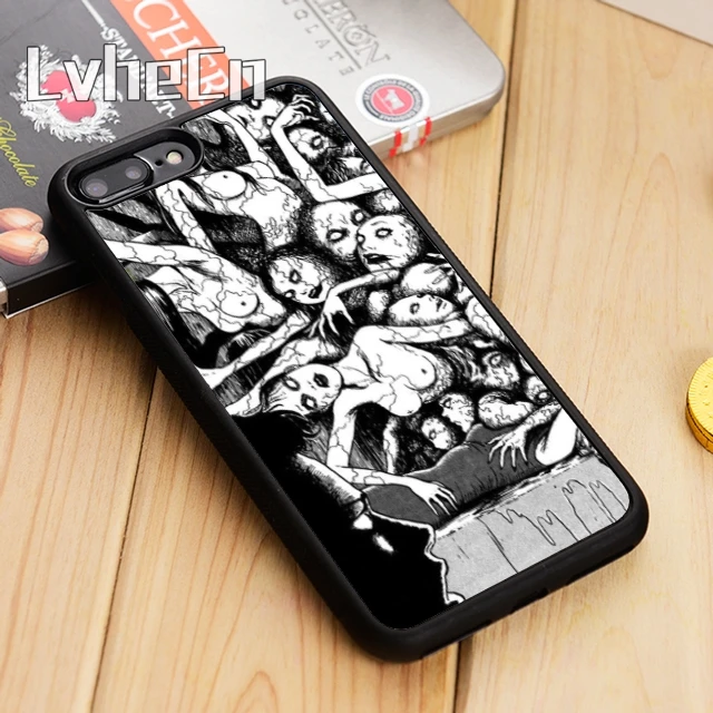 Чехол для телефона LvheCn с японским ужасом iPhone 5 6 s 7 8 plus 11 12 Pro X XR XS Max Samsung Galaxy S6 S7 edge S8