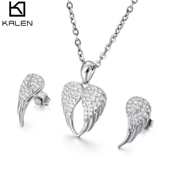 Kalen Authentic Sterling Color Jewelry Sets For Women Fairy Wings Women Pendant Necklaces Earrings Sets Color Jewelry Gift
Kalen Authentic Sterling Color Jewelry Sets For Women Fairy Wings Women Pendant Necklaces Earrings Sets Color Jewelry Gift