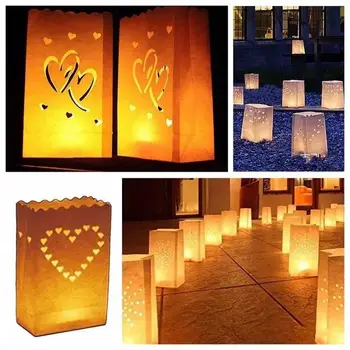 30 pcs Festival Lantern Heart Tea light Holder Luminaria Paper Lantern Candle Bag For BBQ Christmas Party Wedding
30 pcs Festival Lantern Heart Tea light Holder Luminaria Paper Lantern Candle Bag For BBQ Christmas Party Wedding
