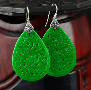 925 sterling silver earrings Retro fashion women earrings Manual sculpture eardrop of hollow out water droplets shape
925 sterling silver earrings Retro fashion women earrings Manual sculpture eardrop of hollow out water droplets shape