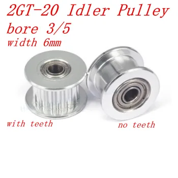 1pc 2GT 20 Teeth synchronous Wheel Idler Pulley Bore 3mm 5mm with Bearing for GT2 Timing belt Width 6MM 20teeth 20T
1pc 2GT 20 Teeth synchronous Wheel Idler Pulley Bore 3mm 5mm with Bearing for GT2 Timing belt Width 6MM 20teeth 20T