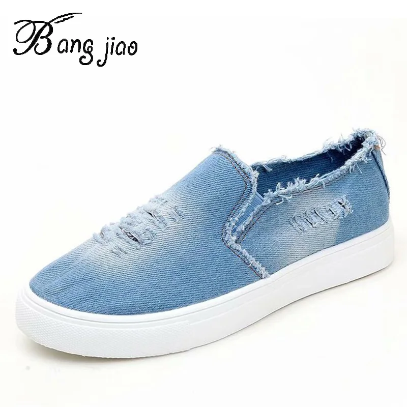 New Style Fashion Denim Shoes Women Slipony Comfortable Breathable Women Canvas Shoes Female Footwear Flat Sneakers Plus Size 43
New Style Fashion Denim Shoes Women Slipony Comfortable Breathable Women Canvas Shoes Female Footwear Flat Sneakers Plus Size 43