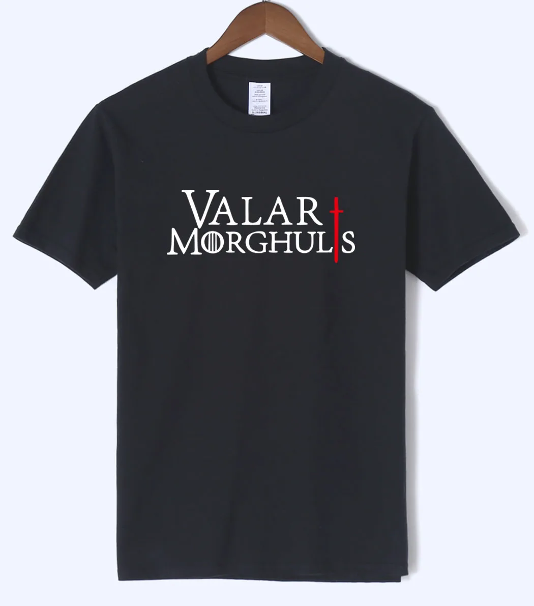 Game of Thrones Valar Morghulis Men's Top Tees 2018 Summer Hot Men T Shirts 100% Cotton High Quality Short Sleeve O-Neck T-Shirt
Game of Thrones Valar Morghulis Men's Top Tees 2018 Summer Hot Men T Shirts 100% Cotton High Quality Short Sleeve O-Neck T-Shirt