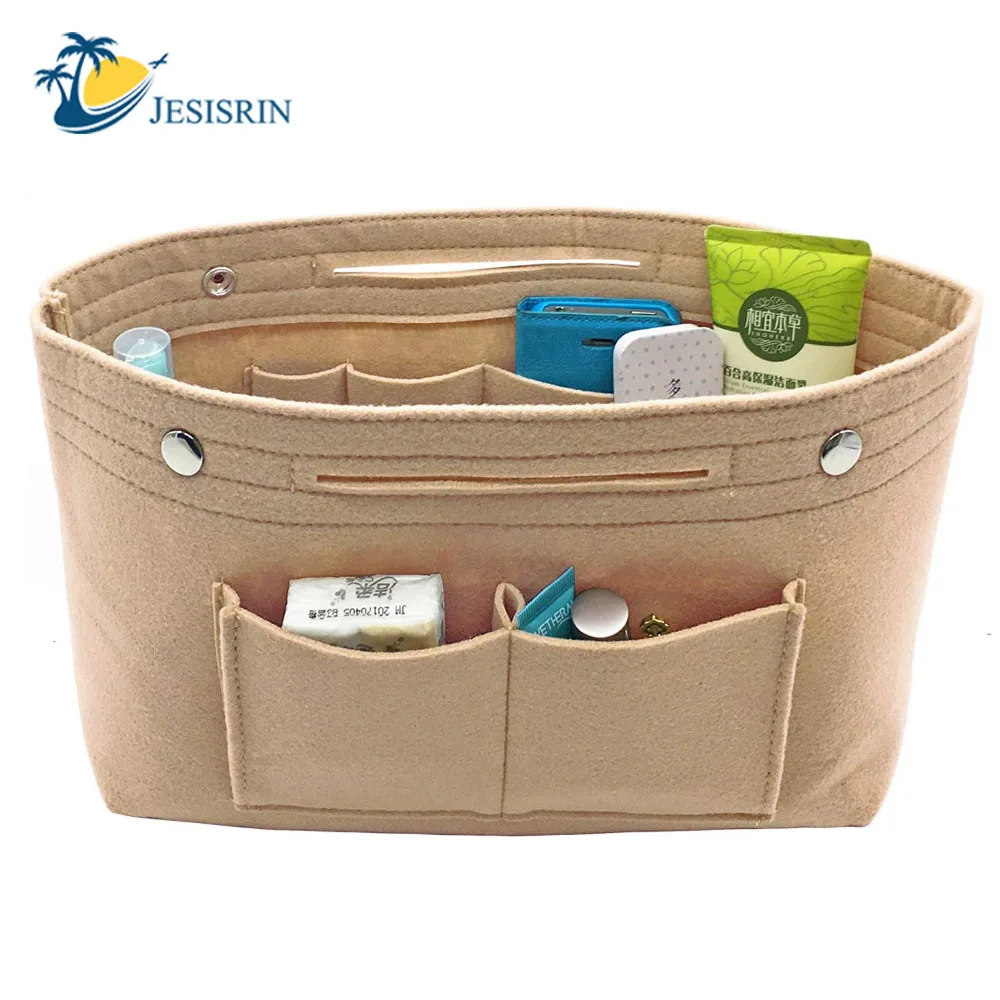 Makeup Storage Organizer,Felt Cloth Insert Storage Bag Multi-pockets Fits in Handbag Cosmetic Toiletry Bags for Travel Organizer
Makeup Storage Organizer,Felt Cloth Insert Storage Bag Multi-pockets Fits in Handbag Cosmetic Toiletry Bags for Travel Organizer