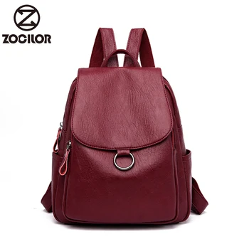 2019 Women Backpack Designer high quality Leather Women Bag Fashion School Bags Large Capacity Backpacks Travel Bags
2019 Women Backpack Designer high quality Leather Women Bag Fashion School Bags Large Capacity Backpacks Travel Bags