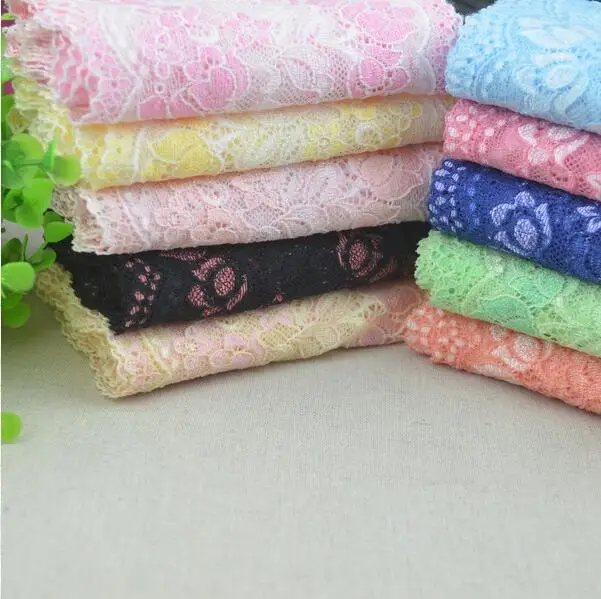 2 Meters High Quality Double Colors Mesh Crocheted Elastic Lace Ribbons Wide Embroidery Applique Lace Trim 13cm
2 Meters High Quality Double Colors Mesh Crocheted Elastic Lace Ribbons Wide Embroidery Applique Lace Trim 13cm