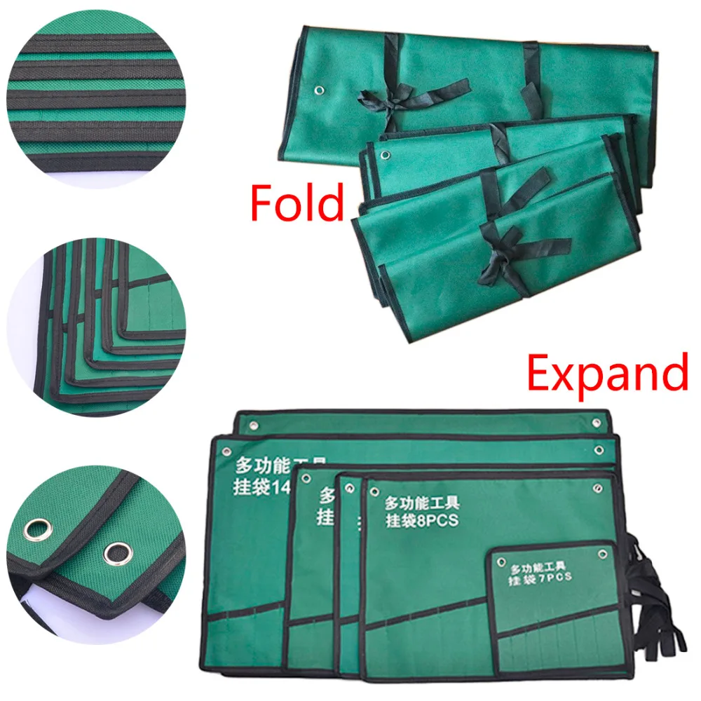 Double Opening Offset Ring Spanner Kit Case Tool Bag Spanner Wrench Roll Up Storage Organizer Bag Pouch 8/10/14/20pc Pockets
Double Opening Offset Ring Spanner Kit Case Tool Bag Spanner Wrench Roll Up Storage Organizer Bag Pouch 8/10/14/20pc Pockets