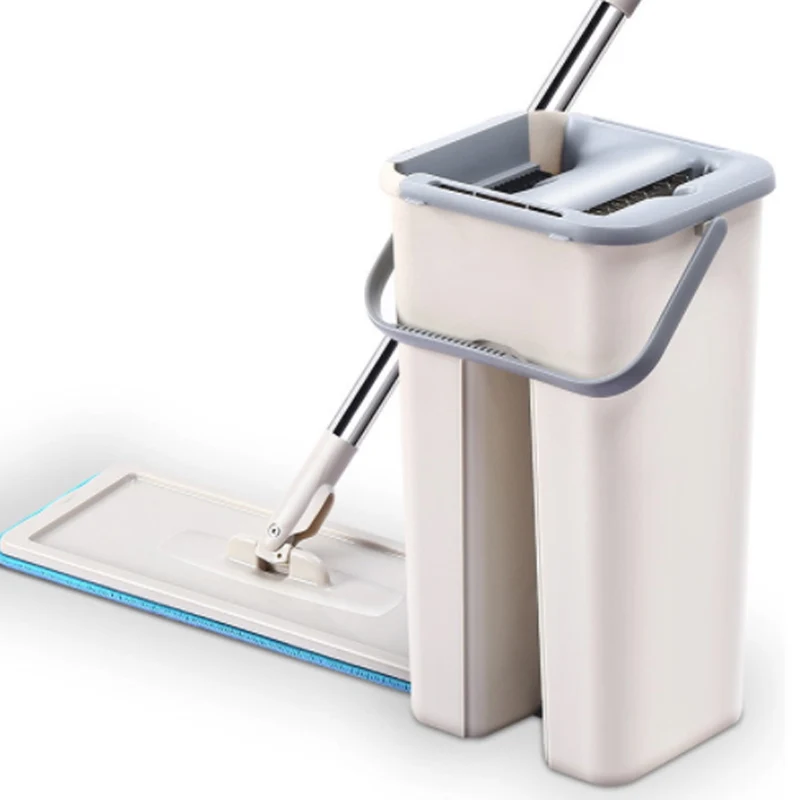 Flat Squeeze Mop and Bucket Hand Free Wringing Floor Cleaning Mop Pads Wet Home kitchen bathroom Automatic Wash-Drying System
Flat Squeeze Mop and Bucket Hand Free Wringing Floor Cleaning Mop Pads Wet Home kitchen bathroom Automatic Wash-Drying System