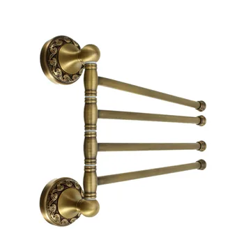 Vintage Solid Brass Towel Racks Carved Towel Bar Antique Four Tiers Bath Towel Holder Bathroom Products Accessories AC
Vintage Solid Brass Towel Racks Carved Towel Bar Antique Four Tiers Bath Towel Holder Bathroom Products Accessories AC