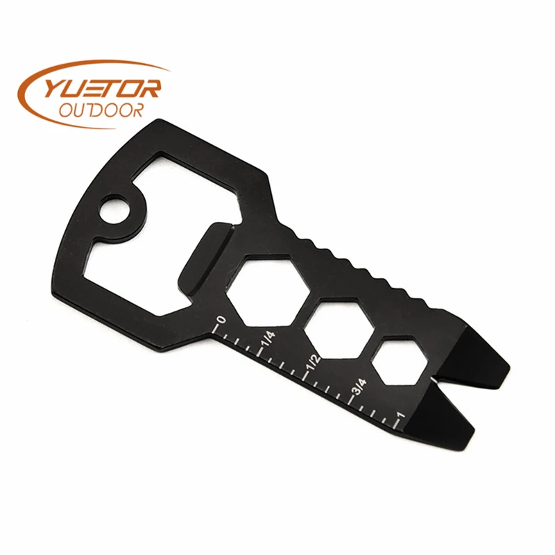 YUETOR OUTDOOR Multi-Function EDC Tools Cassette of the Nail Puller Bottle Opener Key Chain with Multi-Purpose Tool 6041
YUETOR OUTDOOR Multi-Function EDC Tools Cassette of the Nail Puller Bottle Opener Key Chain with Multi-Purpose Tool 6041