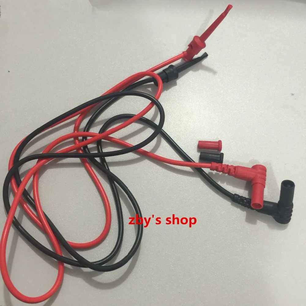 2Pcs Black Red Right Angle Banana Plug to Test Hook Clip Probe Insulation Lead Cable 1meter
2Pcs Black Red Right Angle Banana Plug to Test Hook Clip Probe Insulation Lead Cable 1meter
