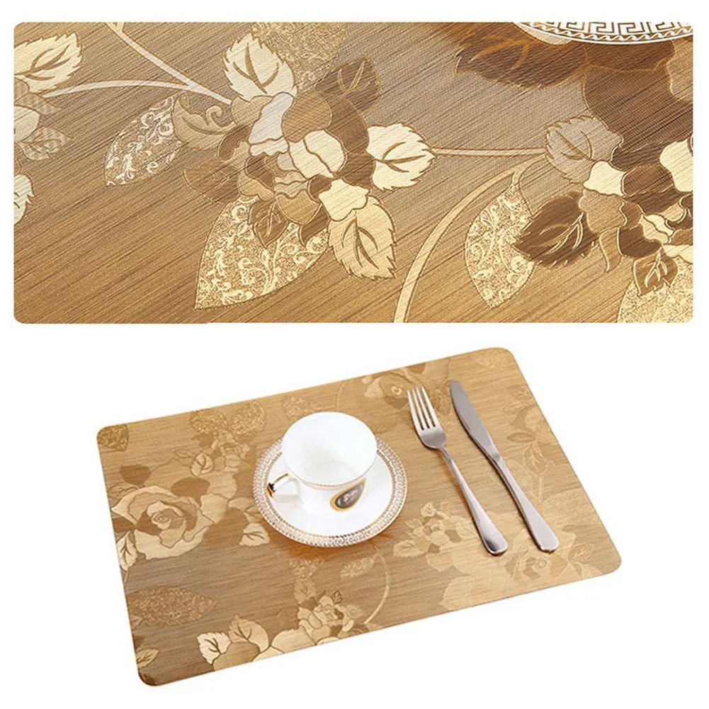 Individual Table Placemats Kitchen Coasters Stand Hot Non-Slip Pot Holder Heat Insulation Plastic Tableware Dining Table Mats
Individual Table Placemats Kitchen Coasters Stand Hot Non-Slip Pot Holder Heat Insulation Plastic Tableware Dining Table Mats