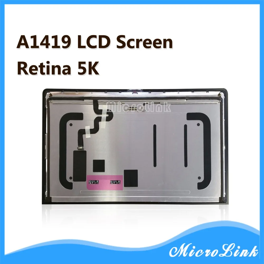 NEW LCD full Assembly For iMac 27" A1419 5K LCD Display Screen Late 2015 LTM270RL02-A02
NEW LCD full Assembly For iMac 27" A1419 5K LCD Display Screen Late 2015 LTM270RL02-A02