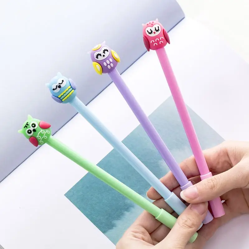 4pcs 0.5mm Kawaii Owl Gel Pen Neutral Pens Stationery Student Writing Tool School Office Supplies Novelty Kids Gift
4pcs 0.5mm Kawaii Owl Gel Pen Neutral Pens Stationery Student Writing Tool School Office Supplies Novelty Kids Gift