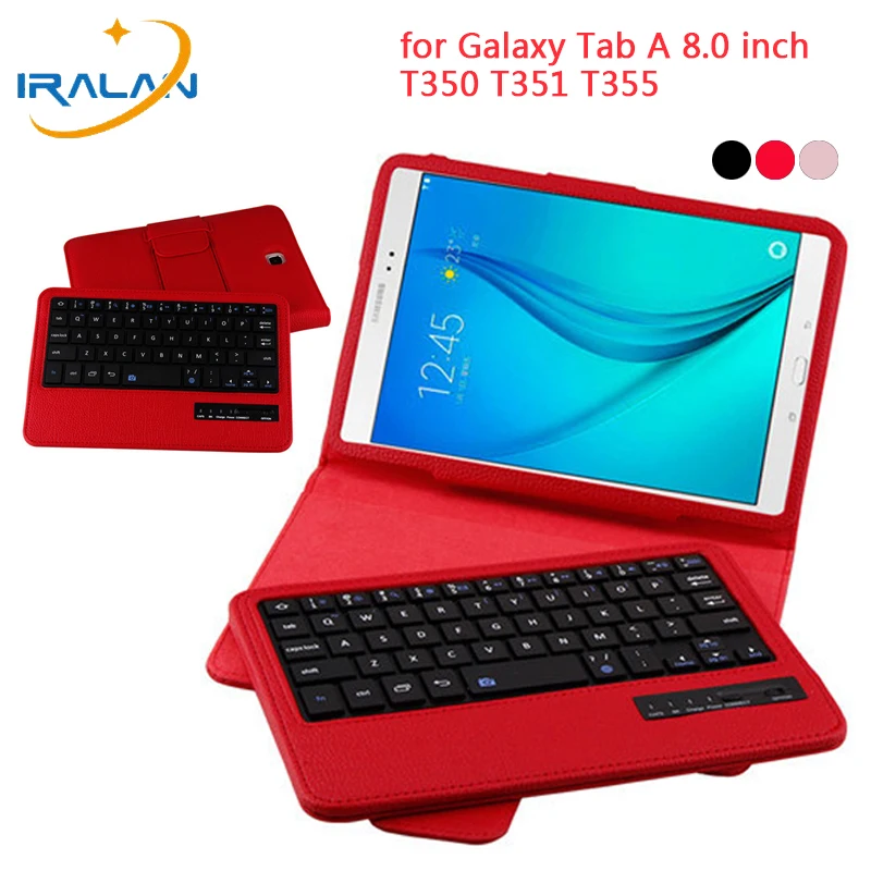Wireless Bluetooth Keyboard Case For Samsung Galaxy Tab A 8.0 inch T350 T351 T355 P350 P355 PU Leather New Stand Flip Cover+Film
Wireless Bluetooth Keyboard Case For Samsung Galaxy Tab A 8.0 inch T350 T351 T355 P350 P355 PU Leather New Stand Flip Cover+Film