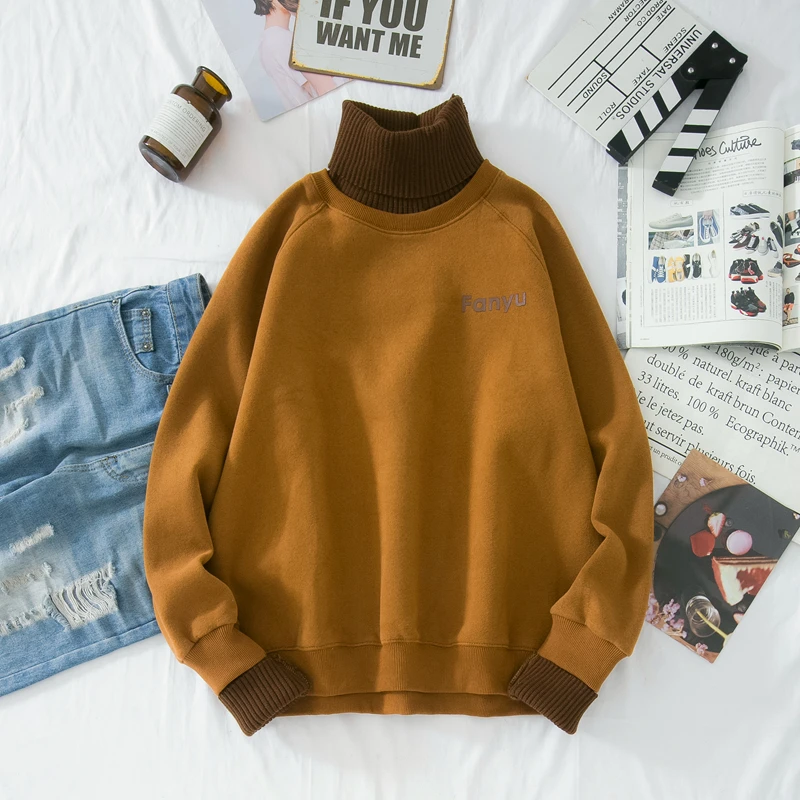 High Street Western Style Turtleneck Simple Letter Embroidery Pullovers Men Sweatshirts Winter Male Casual Sweatshirts Hombre
High Street Western Style Turtleneck Simple Letter Embroidery Pullovers Men Sweatshirts Winter Male Casual Sweatshirts Hombre