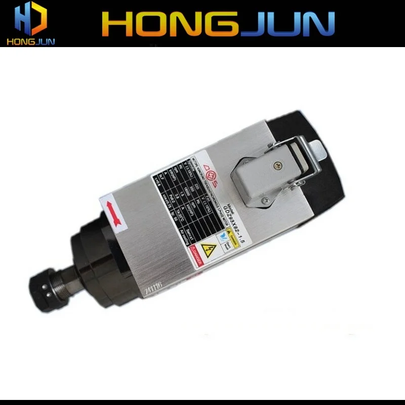 HONGJUN 18000RPM 380V 300Hz ER32 4.5kw air cooling square spindle motor for metal cut with fast delivery
HONGJUN 18000RPM 380V 300Hz ER32 4.5kw air cooling square spindle motor for metal cut with fast delivery