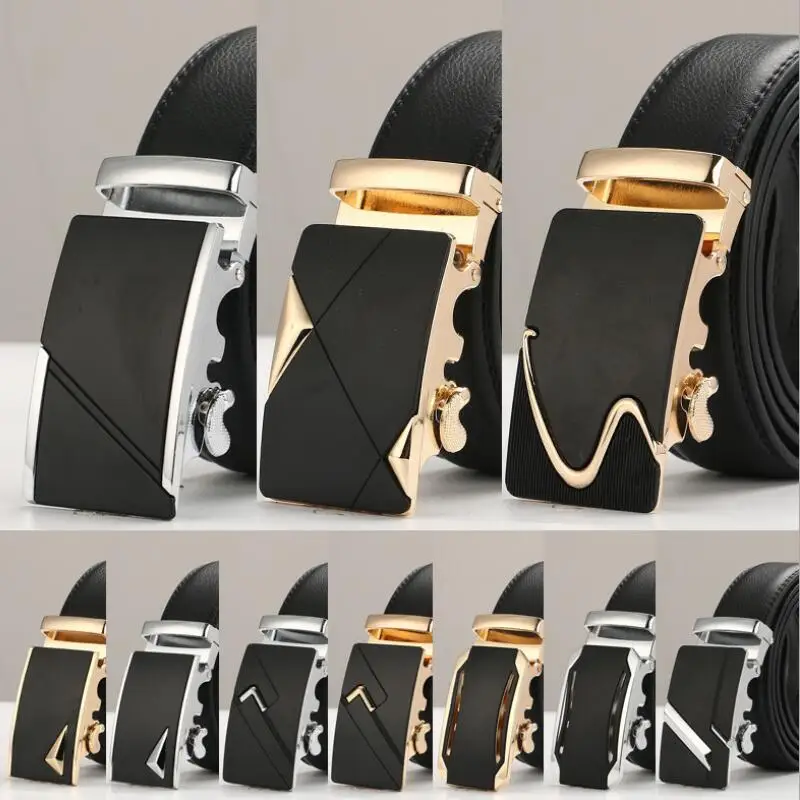 Brand Fashion Automatic Buckle Genuine Leather Strap Belts For Men Top Quality Automatic Buckle black Belts Split Leather belt
Brand Fashion Automatic Buckle Genuine Leather Strap Belts For Men Top Quality Automatic Buckle black Belts Split Leather belt